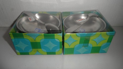 Vintage eisbecher edelstahl - eisbecher,