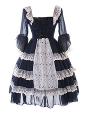 701 dunkel blau - jl-701, chiffon