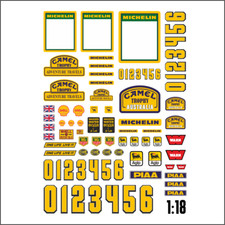 1:18 RC Car Aufkleber - Trophy