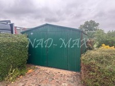 Blechgarage 4x8x3m Fertiggarage Großhalle Leichtbauhalle Blechlager Metallhaus