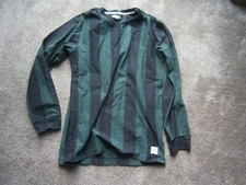 cCeptomanicx grün schwarz gestreiftes shirt Gr. m, langarm