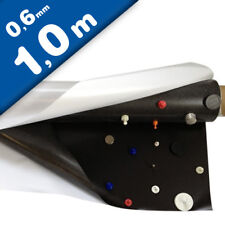 Eisenfolie Ferrofolie selbstklebend roh braun 0,6mm x 0,62m x 1m - Meterware