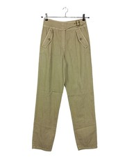 VANESSA BRUNO High-Waist Hose Damen Hose Gr. DE 38 wollweiß Casual-Look