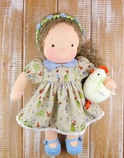 Waldorfpuppe Mädchen Stoffpuppe Puppe Waldorf Art Handarbeit Geschenk