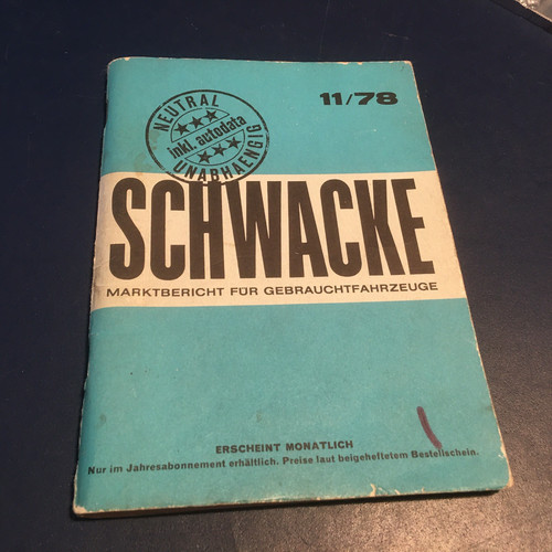 Orig schwacke liste pkw - schwacke,