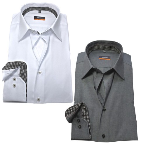 Langarmhemd eterna slim fit - langarmhemd,