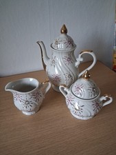 händel bavaria porzellan Manufaktur Mokkakaffeekanne Milchgiesser Zuckerdose