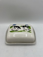 Porzellan Butterdose Vintage