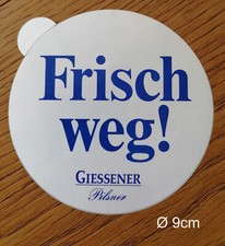 Alter Sticker Aufkleber Giessener Pilsner Bier Brauhaus Brauerei Beer