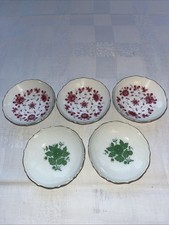 Fünf kleine Konfektschälchen,  Kaiser Porzellan, Dekor Petersburg 