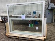 Terrassentür Dreh-Kipp, Holz, Meranti, weiß endlackiert und ein Festelement