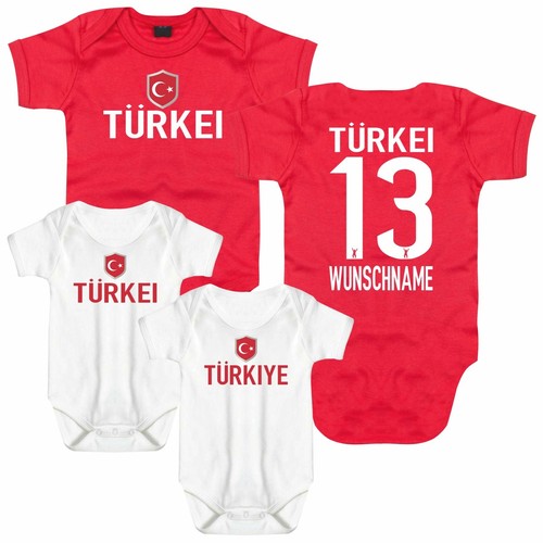 Baby body türkei druck nummer - body,