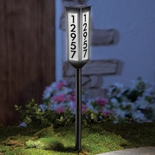 NEW! Solar Powered Address