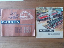 Zwei alte Kataloge Märklin - 100 Jahre 1859-1959 / Wertgutschein / Modellbahn