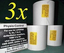 3x Physio Control EKG ECG