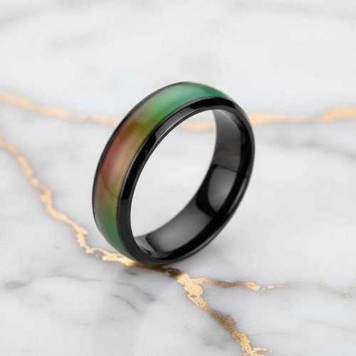 Emotionsring schwarz damen - emotionsring,