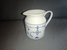 Milchkrug Julius Lange Porzellan Indisch Blau Strohblume Saks blau 400 ml