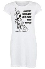 Pferde Nachthemd Damen - Schlaf Shirt Vollblut - Araber - Traber - Rennsport 