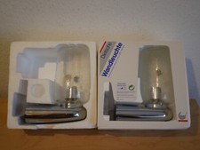 2x Vintage Dietsche Badlampe Wandlampe Spiegelleuchten - 60er 70er Bubbleglas