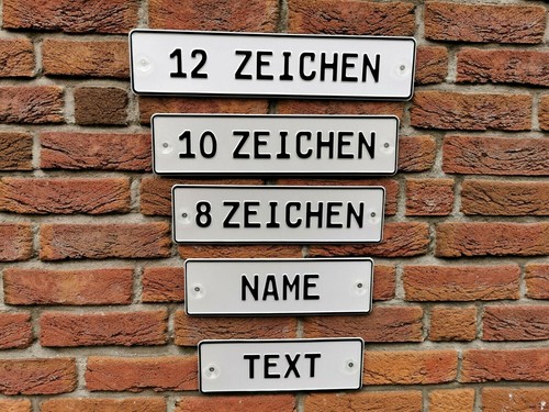 Stück schild namenschild - 1,