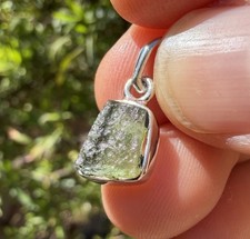Moldavite Tektite Pendant