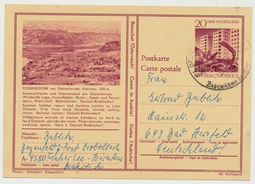 österreich 1965 ganzsache - 1965,