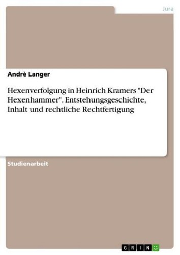 Hexenverfolgung heinrich - hexenverfolgung, in