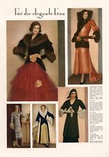 Mode für die elegante Frau XL Seite 1930 Marion Mill 20er 30er Jahre Kleider