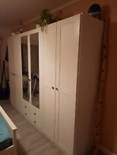Geräumiger Kleiderschrank für 2+ Personen, wie neu, weiß