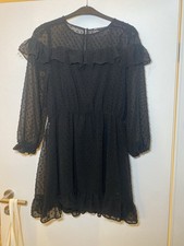 Schwarzes Kleid Von Zara, Größe M, Getragen, Guter Zustand