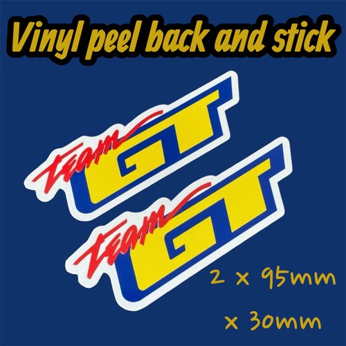 Team bmx vinyl aufkleber - gt,