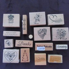 16 Motivstempel, ungebraucht/ gebraucht