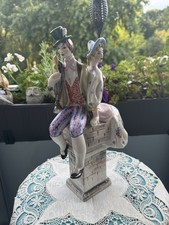 1970 Seltene Porzellan Figur, Schornsteinfeger Hinrtenmädchen