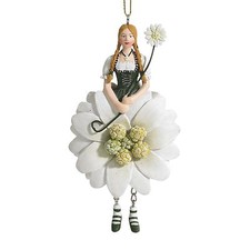 Blumenmädchen Fee Deko Figur