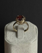 Goldring mit Granat  Gold 585/