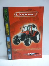Lindner Traktoren GEO TRAC Serie 3  Original altes Schlepper Prospekt  20 Seiten