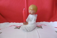 original Singer Engel Jullar Kerzenhalter sitzend