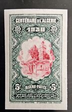 Briefmarke Algerien 1930, Mi.Nr. 100U, postfrisch + ungezähnt, Moschee. Selten!