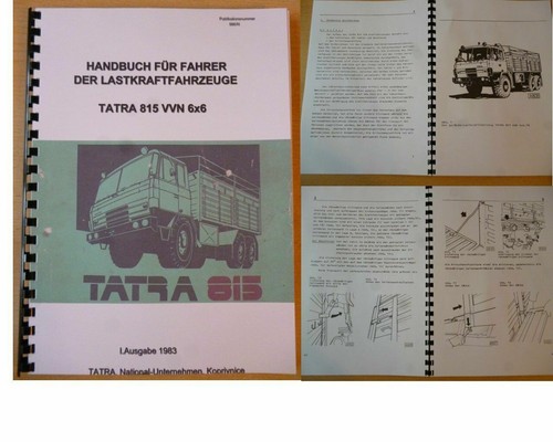 Nva handbuch tatra - tatra, 815