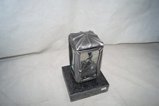 Grablaterne, Grableuchte aus Aluminium mit gebrauchtem Sockel L 22