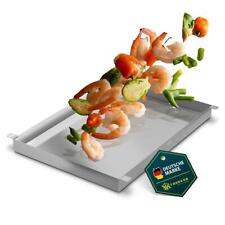 Grillplatte Edelstahl 31x44 cm