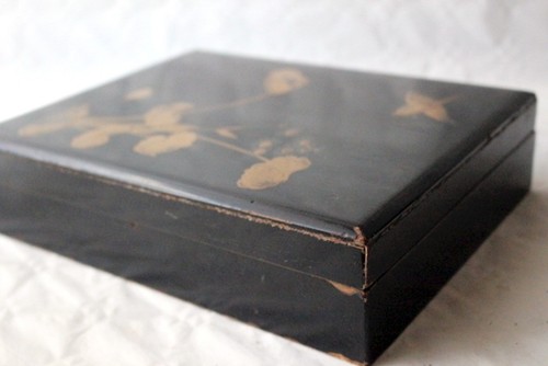 Schwarze schmuckschatulle um - schwarze,