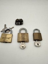 4x Altes Vorhängeschloss