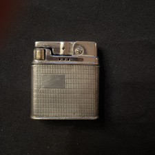 ROWENTA Feuerzeug Benzin POCKET WICK LIGHTER WITH 925 SILVER CASE - 1948-1957 