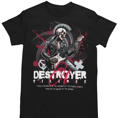 Metal punk shirt herren - shirt,