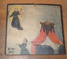 Votiv Tafel 1867 Ex voto