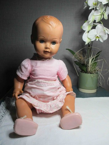 Puppe celluloid babypuppe - celluloid,
