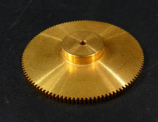 Stirnzahnrad aus Messing | Modul 0,5 | 114 Zähne | Bohrung Ø 3mm