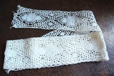 Klöppelspitze   1,3 Mtr. 6 cm breit .. Bordüre Spitze Borte    Vintage