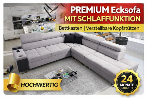Ecksofa mit schlaffunktion - ecksofa,